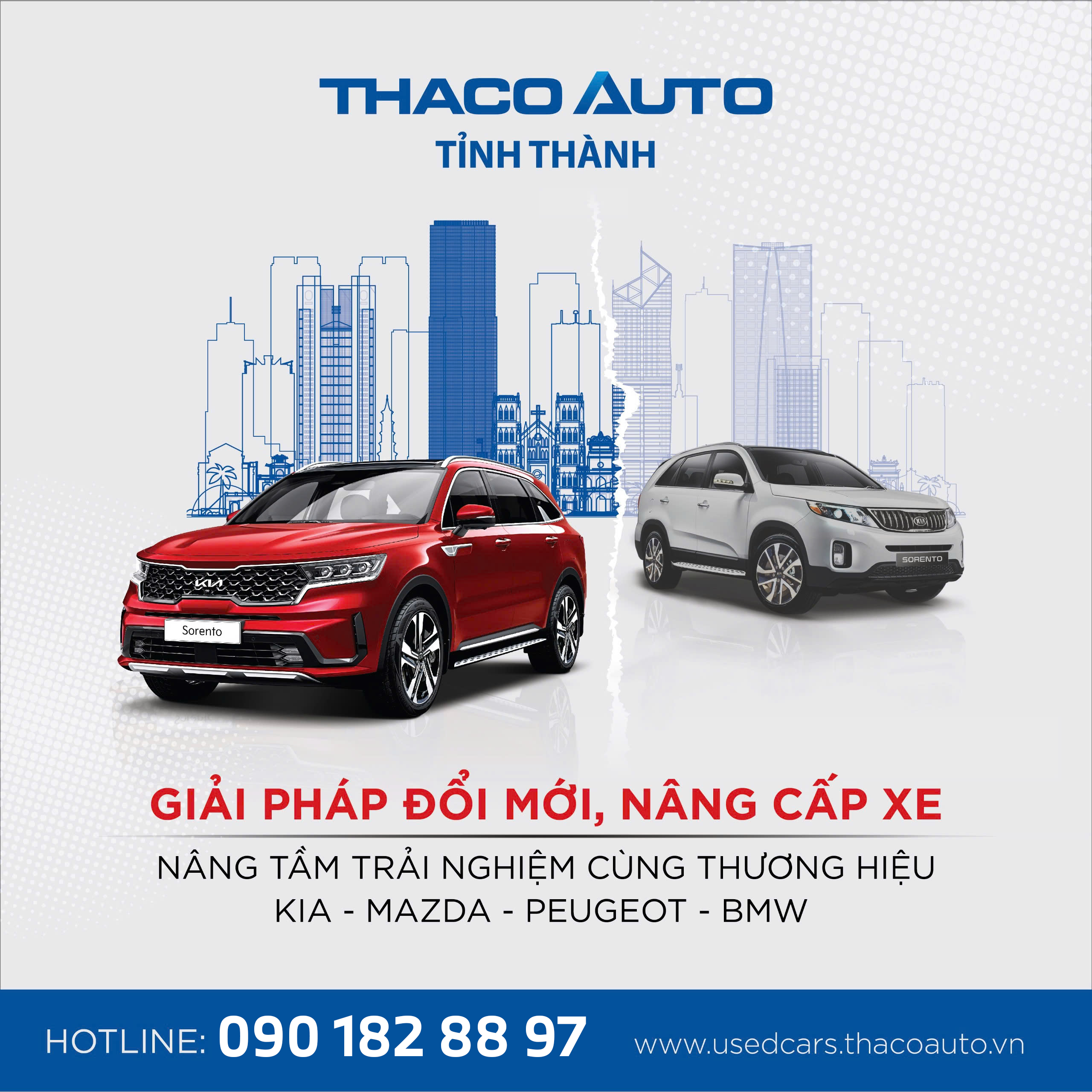 ĐỔI XE MỚI CÙNG THACO AUTO NINH BÌNH – ĐA DẠNG THƯƠNG HIỆU, NÂNG TẦM TRẢI NGHIỆM