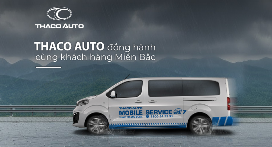 THACO AUTO triển khai chương trình chăm sóc đặc biệt cho khách hàng miền Bắc sau bão lũ